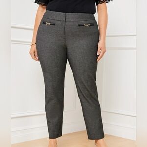 Talbots Plus Size 22W Chatham Ankle Pant Sharkskin Brand New w/ Tags $129 Career
